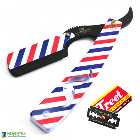 Barber Straight Shaving Razor (Mustache Handle) Barber Straight Shaving Razor (Mustache Handle)