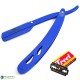 Blue Barber Straight Shaving Razor (Cut-Out) Blue Barber Straight Shaving Razor (Cut-Out)