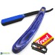 Blue Barber Shaving Razor (Wooden handle) Blue Barber Shaving Razor (Wooden handle)