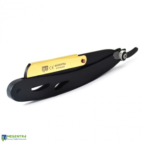 Black Cut-Out Shaving Razor (Gold Latch) Black Cut-Out Shaving Razor (Gold Latch)