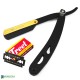 Black Cut-Out Shaving Razor (Gold Latch) Black Cut-Out Shaving Razor (Gold Latch)
