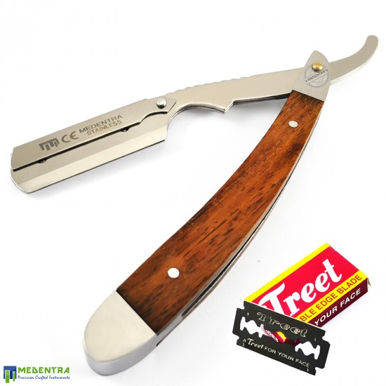 Barber Straight Shaving Razor (Wood Heavy Steel) Barber Straight Shaving Razor (Wood Heavy Steel)