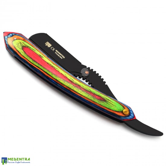Multi Wooden Barber Shaving Razor (Curved Neck) Multi Wooden Barber Shaving Razor (Curved Neck)