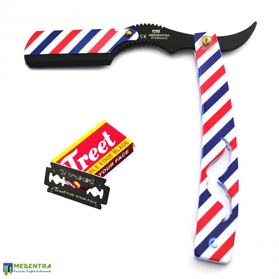 Barber Straight Shaving Razor (Mustache Handle) Barber Straight Shaving Razor (Mustache Handle)