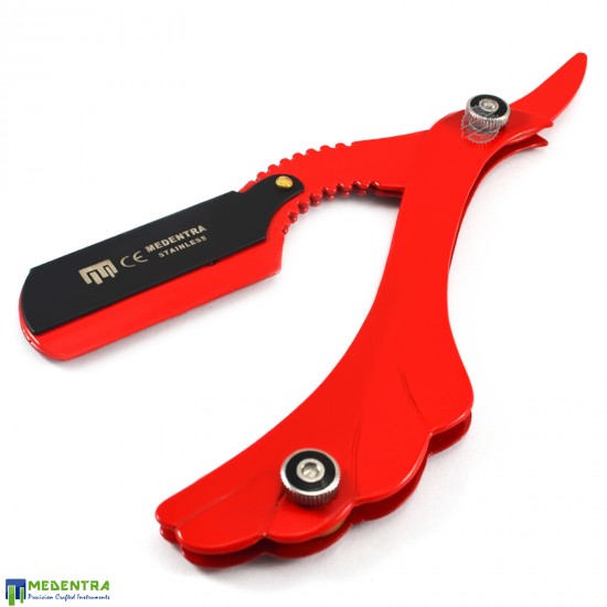 Red Barber Hair Shaving Razor (Wing Style) Red Barber Hair Shaving Razor (Wing Style)