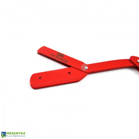 Red Cut-Out Barber Hair Shaving Razor 