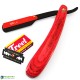 Red Wooden Barber Shaving Razor  Red Wooden Barber Shaving Razor