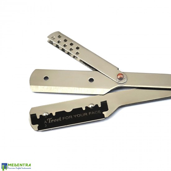 Barber Straight Shaving Razor (Silver Latch) Barber Straight Shaving Razor (Silver Latch)