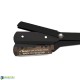 Black Barber Straight Shaving Razor (Silver Screw) Black Barber Straight Shaving Razor (Silver Screw)