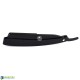 Black Barber Straight Shaving Razor (Silver Screw) Black Barber Straight Shaving Razor (Silver Screw)