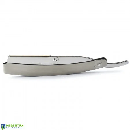 Silver Barber Straight Shaving Razor 