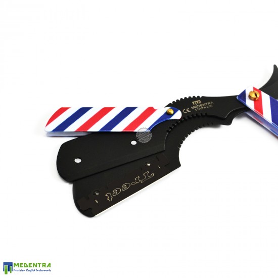 Barber Straight Shaving Razor (Mustache Handle) Barber Straight Shaving Razor (Mustache Handle)