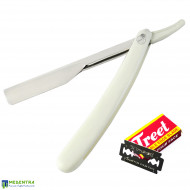 White  Plastic Hair Shaving Razor (Slider) White  Plastic Hair Shaving Razor (Slider)