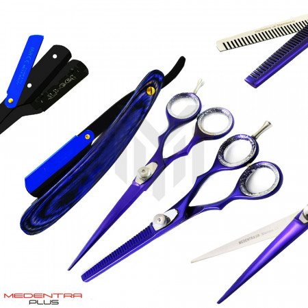 Purple Barber Shaving Hairdressing Set  Purple Barber Shaving Hairdressing Set