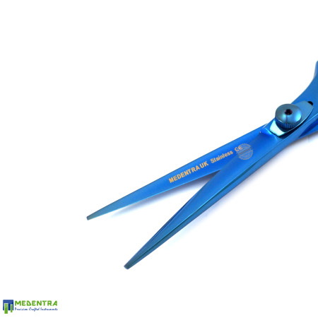 Blue Barber Hairdressing Scissors 5.0" 