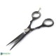 Black Barber Scissors Set 4.5", 5.0", 5.5", 6.0"