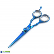 Blue Barber Hairdressing Scissors 5.0" 