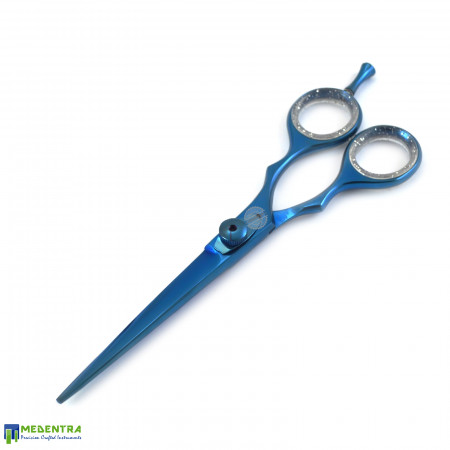 Blue Barber Hairdressing Scissors 6.0" 