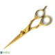 Gold Barber Hairdressing Scissors 6.0" 