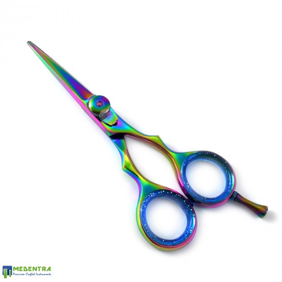 Multicolor Barber Hairdressing Scissors 4.5" Multicolor Barber Hairdressing Scissors 4.5"