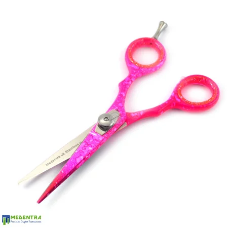 Pink Color Hairdressing Scissors 5.0" 