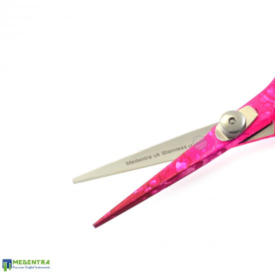 Pink Barber Hairdressing Scissors 5.5" 