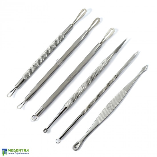 6Pcs Comedone Extractors Set 6Pcs Comedone Extractors Set