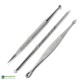 3Pcs Comedone Extractors #4-5-6 Set 3Pcs Comedone Extractors #4-5-6 Set