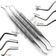 Dental Gingival Cord Packer Instrument - 1.5mm & 2.5mm Non-Serrated Dental Gingival Cord Packer Instrument - 1.5mm & 2.5mm Non-Serrated