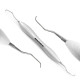 7Pcs Periodontal Curettes Scaler (White Silicone Handle)