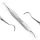 7Pcs Periodontal Curettes Scaler (White Silicone Handle)