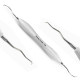 7Pcs Periodontal Curettes Scaler (White Silicone Handle)