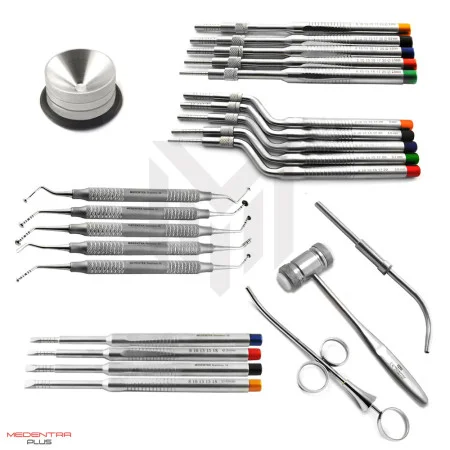 Implant Bone Grafting Sinus Lift Osteotomes Set 