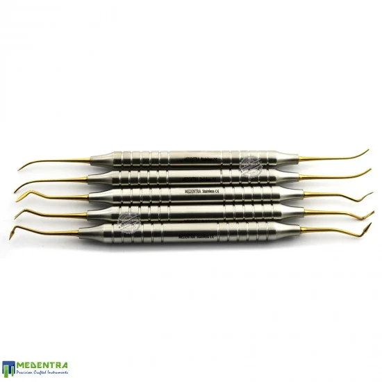 Set De 5 Instruments Dentaires Pour Modelage Cire PKT1 à PKT5 - Neuf En Acier Inoxydable Pour Labo Dentaire