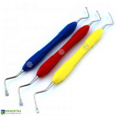 Dental Lucas Bone Curettes Silicone Coated