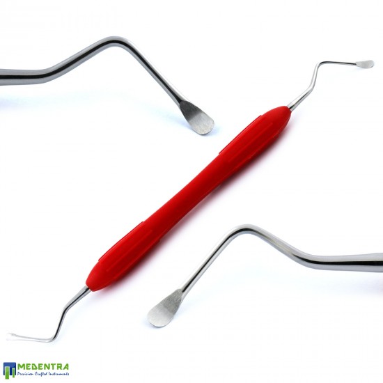 Dental Lucas Bone Curettes Silicone Coated