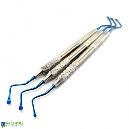 Dental Lucas Bone Curettes Titanium Coated