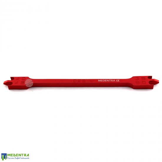 Dental Bracket Height Gauge Red  Dental Bracket Height Gauge Red