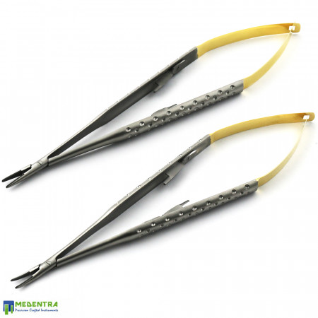 TC Castroviejo Needle Holders STR+CVD 18cm TC Castroviejo Needle Holders STR+CVD 18cm