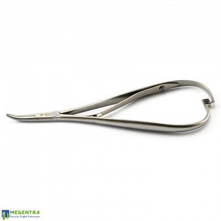 Dental Mathieu Needle Holder Smaha Curved 