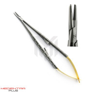 Castroviejo Needle Holder TC 14cm Round Cut Handle Castroviejo Needle Holder TC 14cm Round Cut Handle