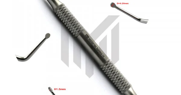 5 Pièces Packer à Corde Gingivale Dentaire - Petite Pointe Atraumatique - Instrument Chirurgical
