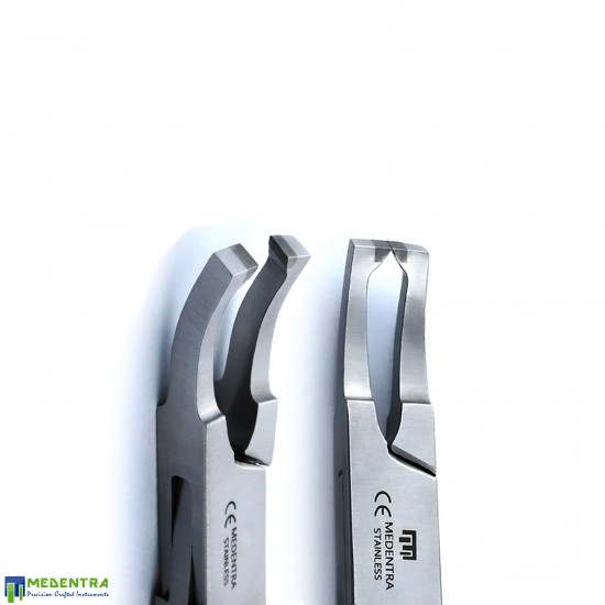 Dental Bracket Removing Plier Curved TC