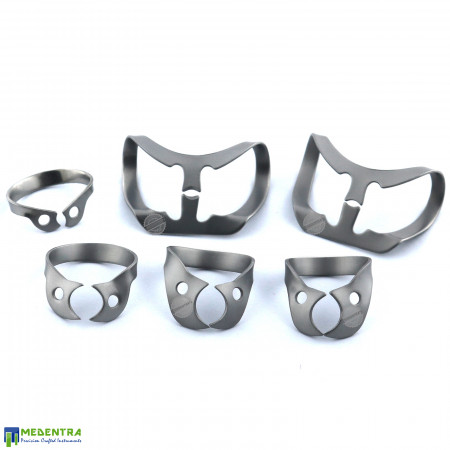 Dental Rubber Dam Setup Clamps Frame Forceps 