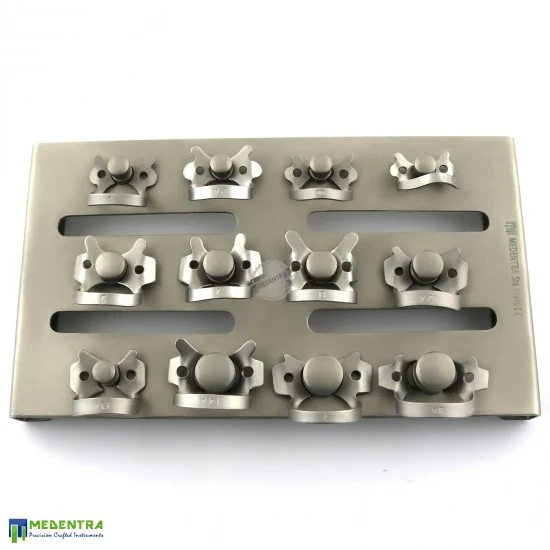 100 Pcs Endodontics Rubber Dam Clamps #W9 Dental Instruments Endo