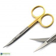 Iris Scissors Curved TC 