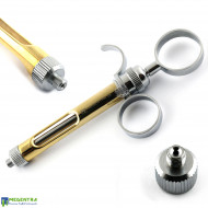 Dental Aspirating Syringe 1.8ml Gold Barrel  Dental Aspirating Syringe 1.8ml Gold Barrel