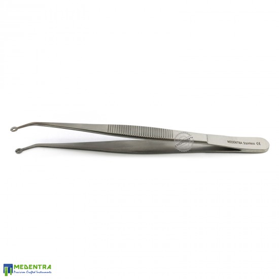 Corn Suture Tweezers Curved Corn Suture Tweezers Curved
